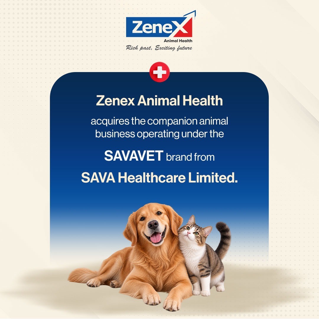 Multiples PE-Backed Zenex Animal Health Completes Acquisition of Sava Healthcare’s Companion Animal Business in India